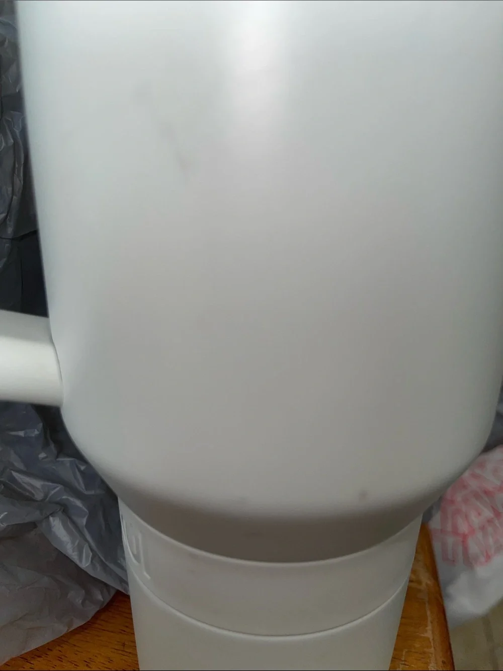 Cirkul 40 oz White Straw Sip Stainless Steel Tumbler